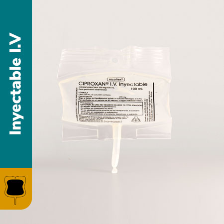 CIPROXAN INYECT.200 MG X 100 ML.
